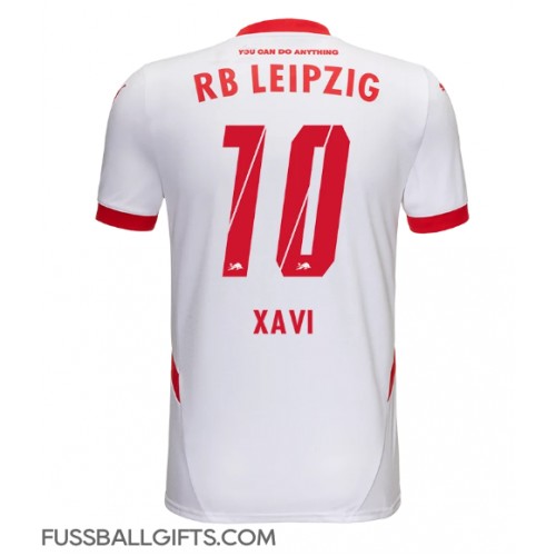 RB Leipzig Xavi Simons #10 Fußballbekleidung Heimtrikot 2024-25 Kurzarm